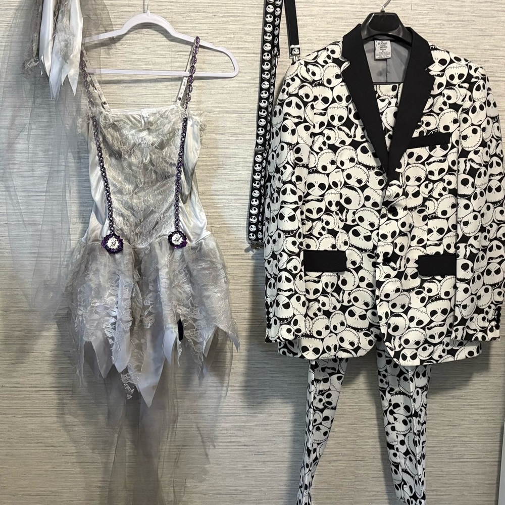 Nightmare Before Christmas Spooktacular Wedding Costume!